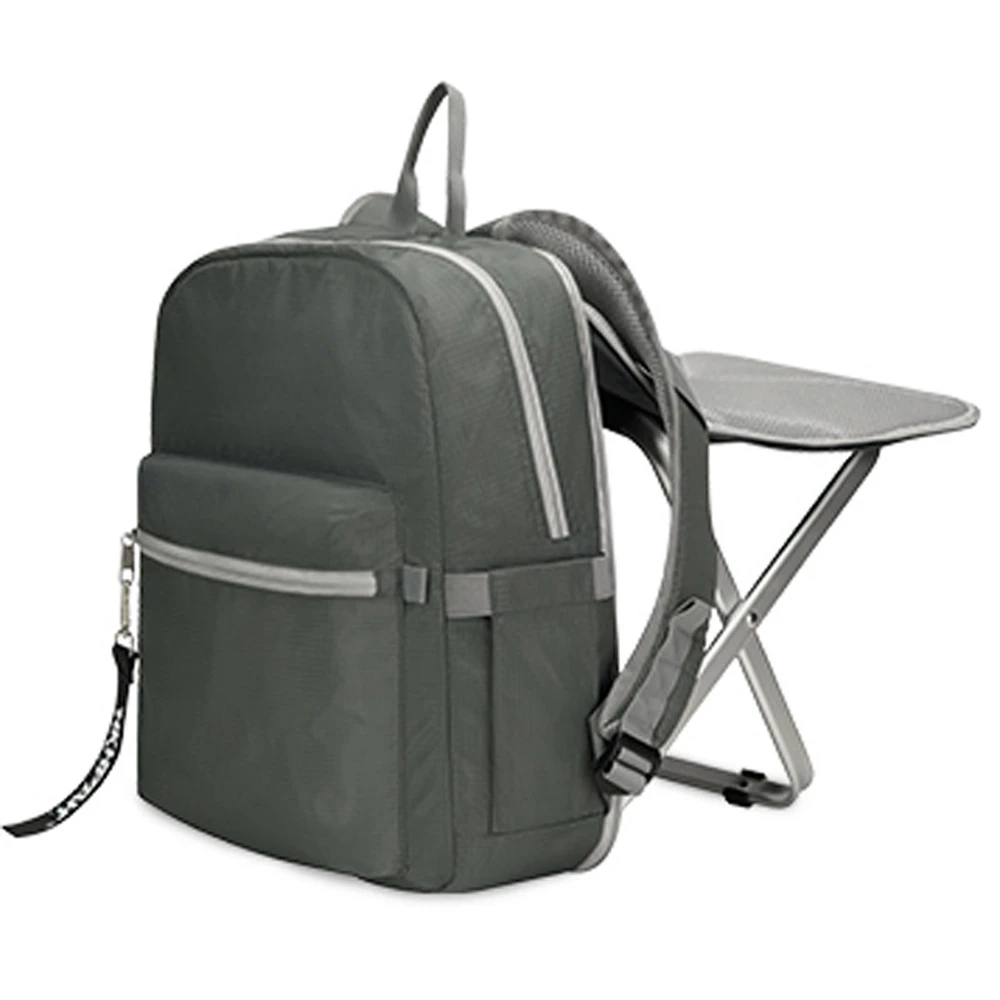Outdoor Pack,Lightweight Backpack Stool Combo Backpack with Folding Chair for Outdoor Camping Fishing Hiking Picnic BBQ