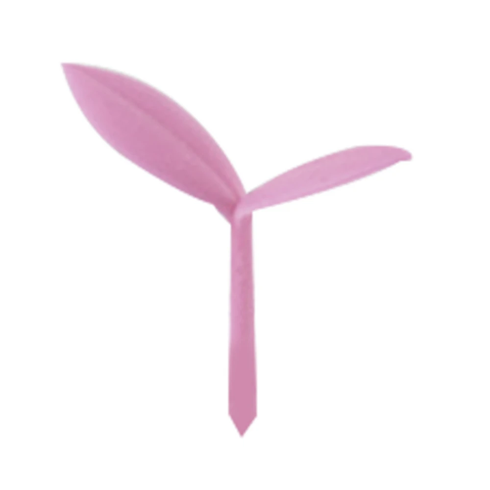 Cute Creatives Grass Bud Shape Bookmarks Paper Reading Book Page Marker Stationery Supplies For Kids Adult 1PC,Pink