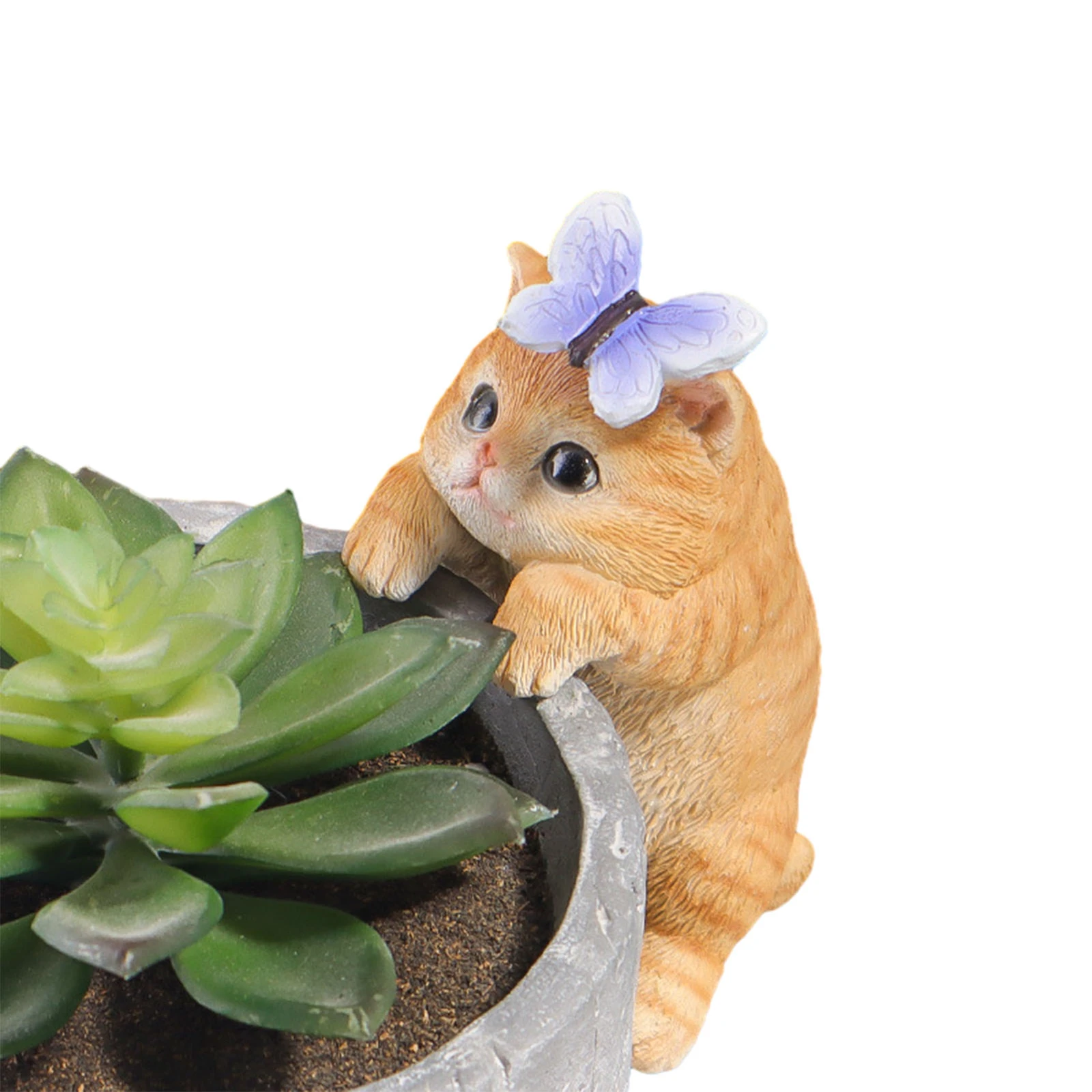 Cute Cat Miniature Ornaments Home Fairy Garden Accessories For Mini Landscapes Bs38015