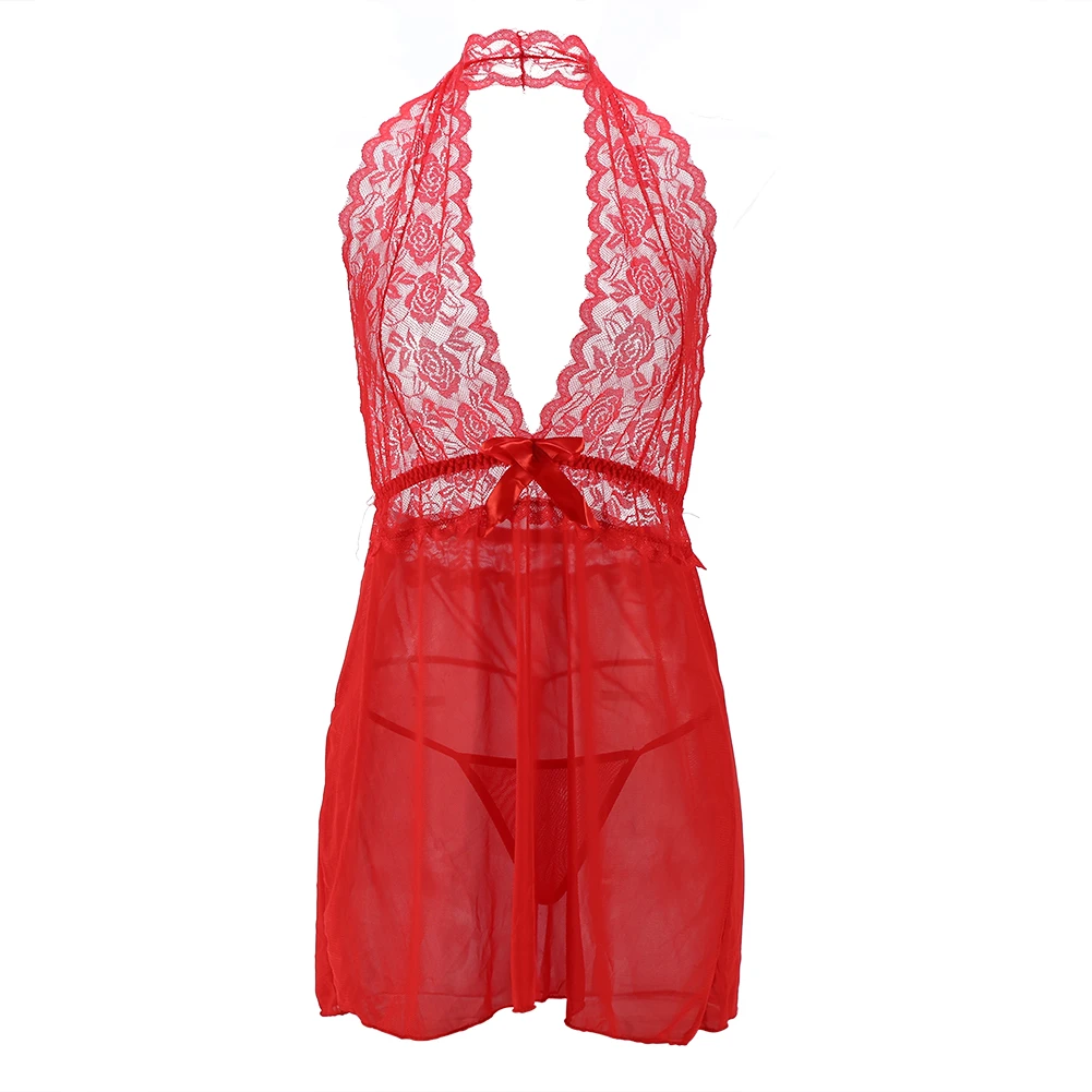 mini dress underwear beishanbush Clothing 2026 Underwear Under $5 Women Bodycon Cocktail Party  See-through Mini Dress Nightwear Erotic Underwear