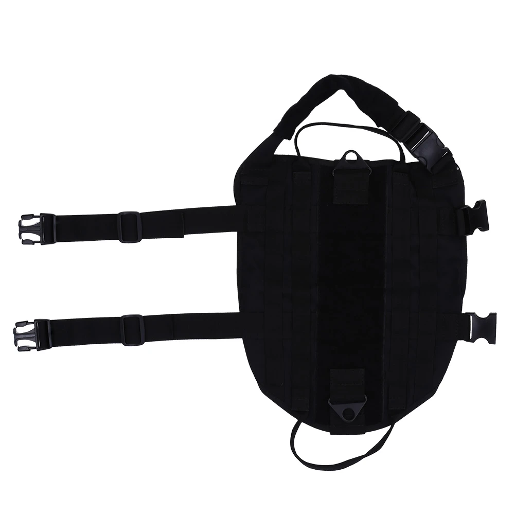 Military Molle Dog Supplies Adjustable Outdoor Vest Harness Pet Army Training Clothing L