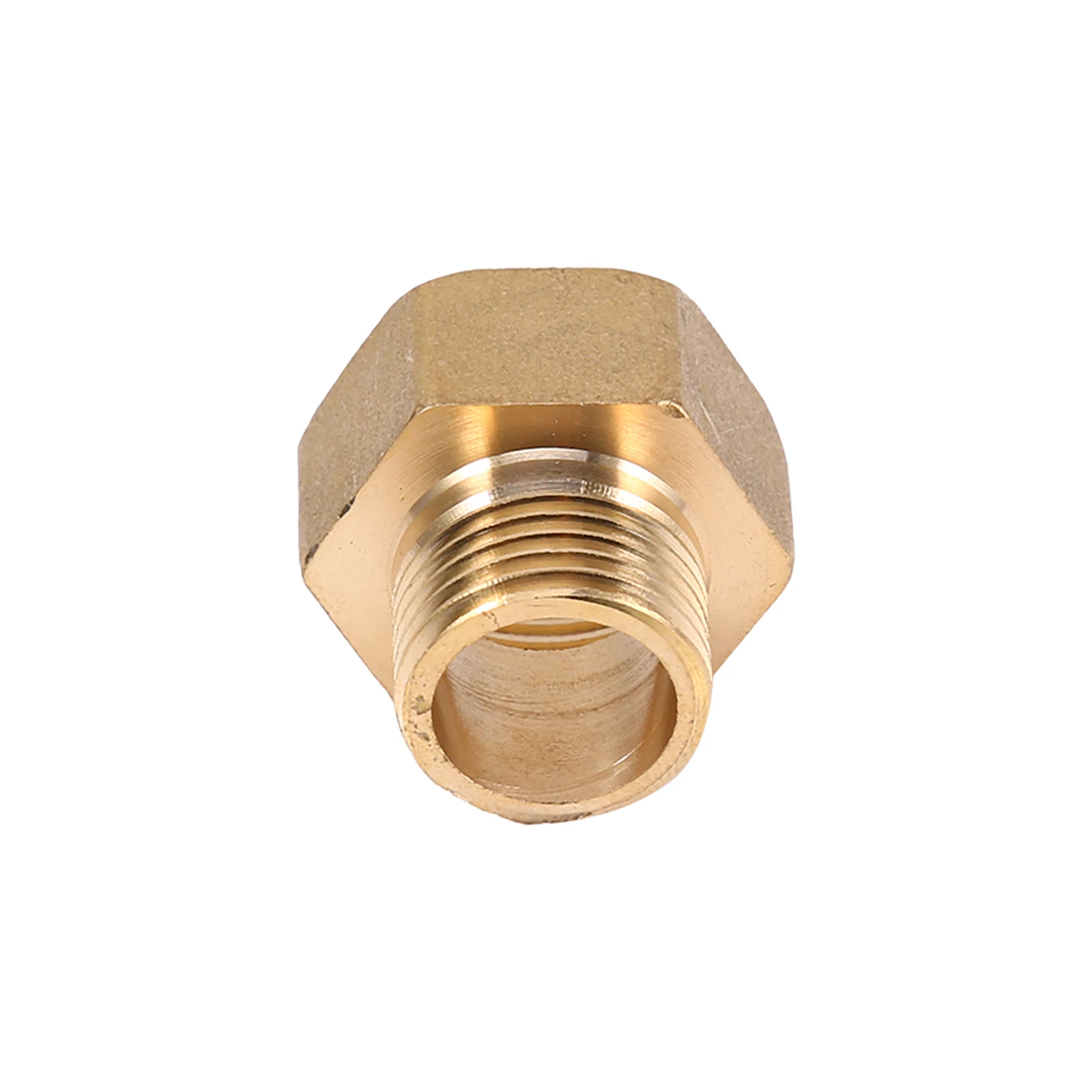 ERGAOBOY 5 Pcs 304 Stainless Steel Reducer Hex Bushing, 3/8" BSP Male To 1/8" BSP Female Pipe, Reducing Forging Pipe Adapter Fitting For Water Oil Air Gas