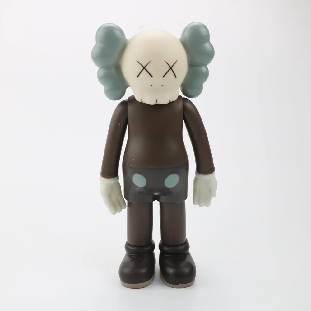 KAWS Action Figure - Collectible Model Toy for Home Decoration, Brown Brown