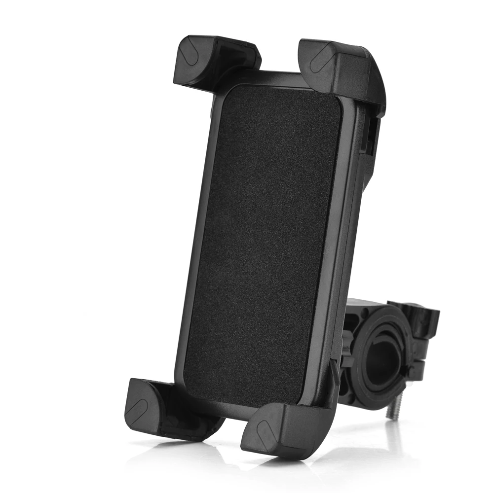 Bicycle Phone Mount Holder - Universal Bracket for Smartphones (Black)