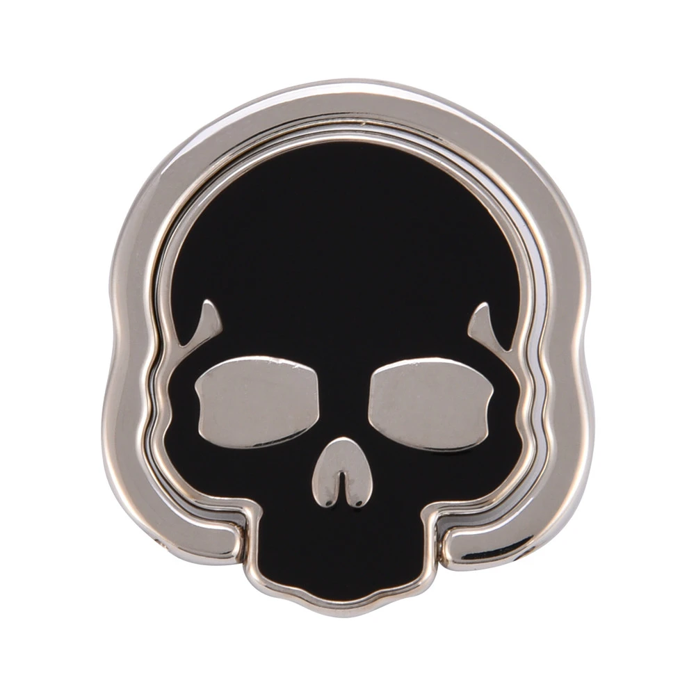 Universal Phone Stand - Skeleton Finger Ring Holder for Magnetic Car Bracket, Black