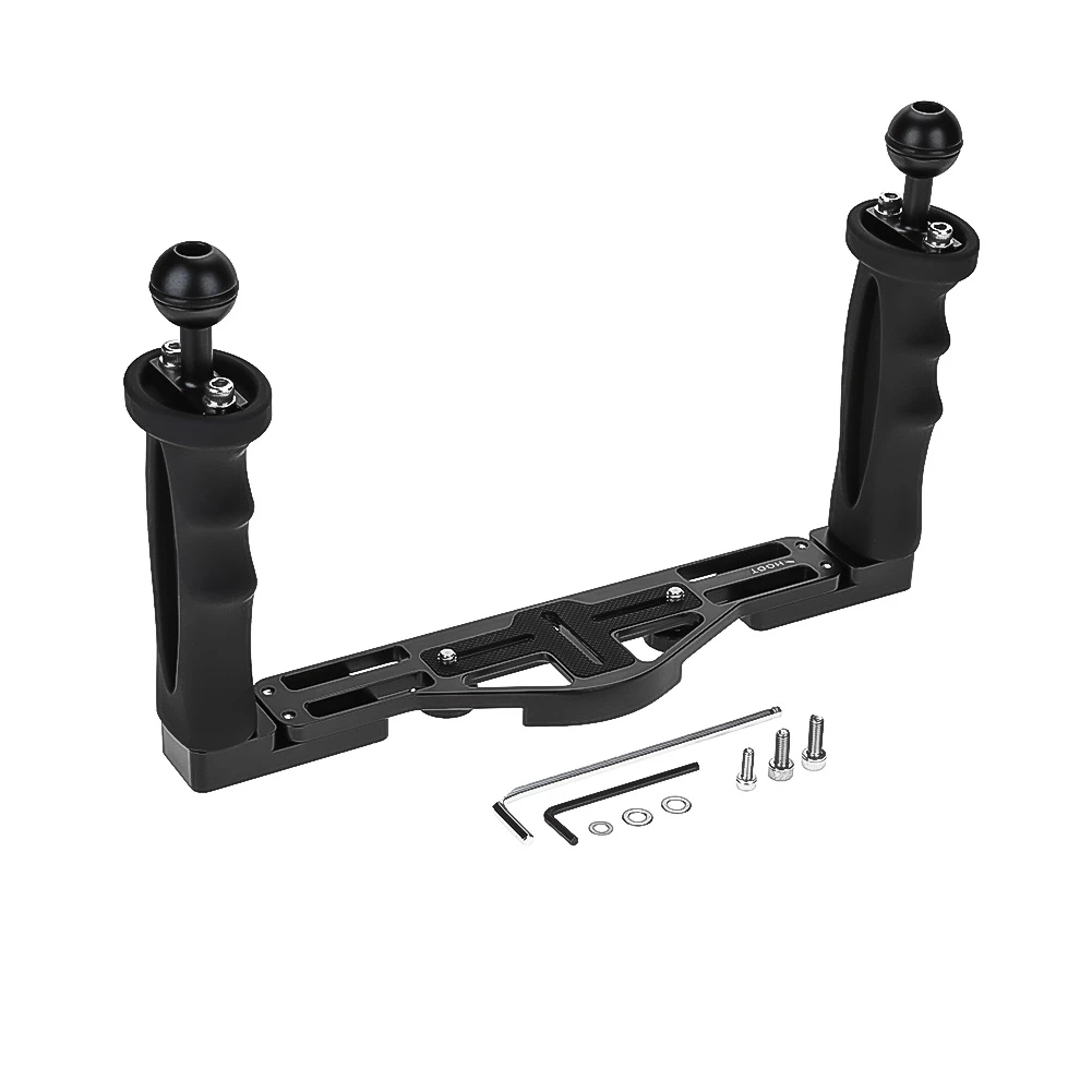 Underwater Dual Handheld Scalable Arm Stabilizer For Gopro Hero Sports Camera DSLR Cameras