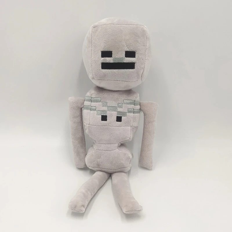 Minecraft Skeleton Plush Doll  Stuffed Toy Ultra Soft Doll Birthday Gift For Kids Fans