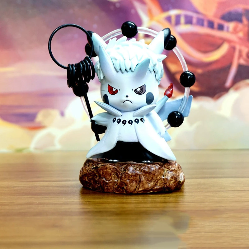 Q Version Actions Figures Pikachu Anime Character Model PVC Action Figure Cartoon Toy Collection Gift For Fans Six Way Zone Soil Pikachu Six Way Zone Soil Pikachu