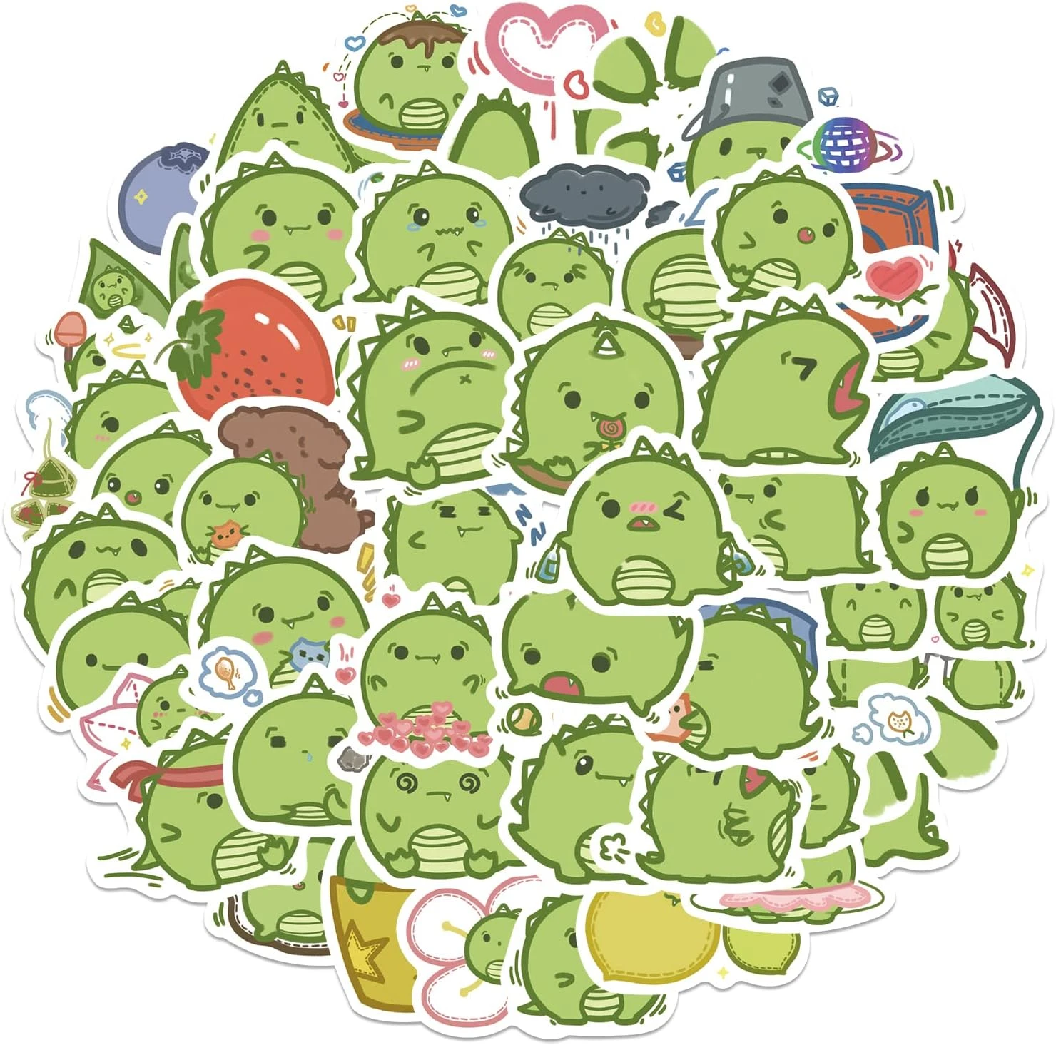 52PCS Aesthetic Vinyl Stickers - Waterproof Decals For Laptop, Water Bottle, Skateboard