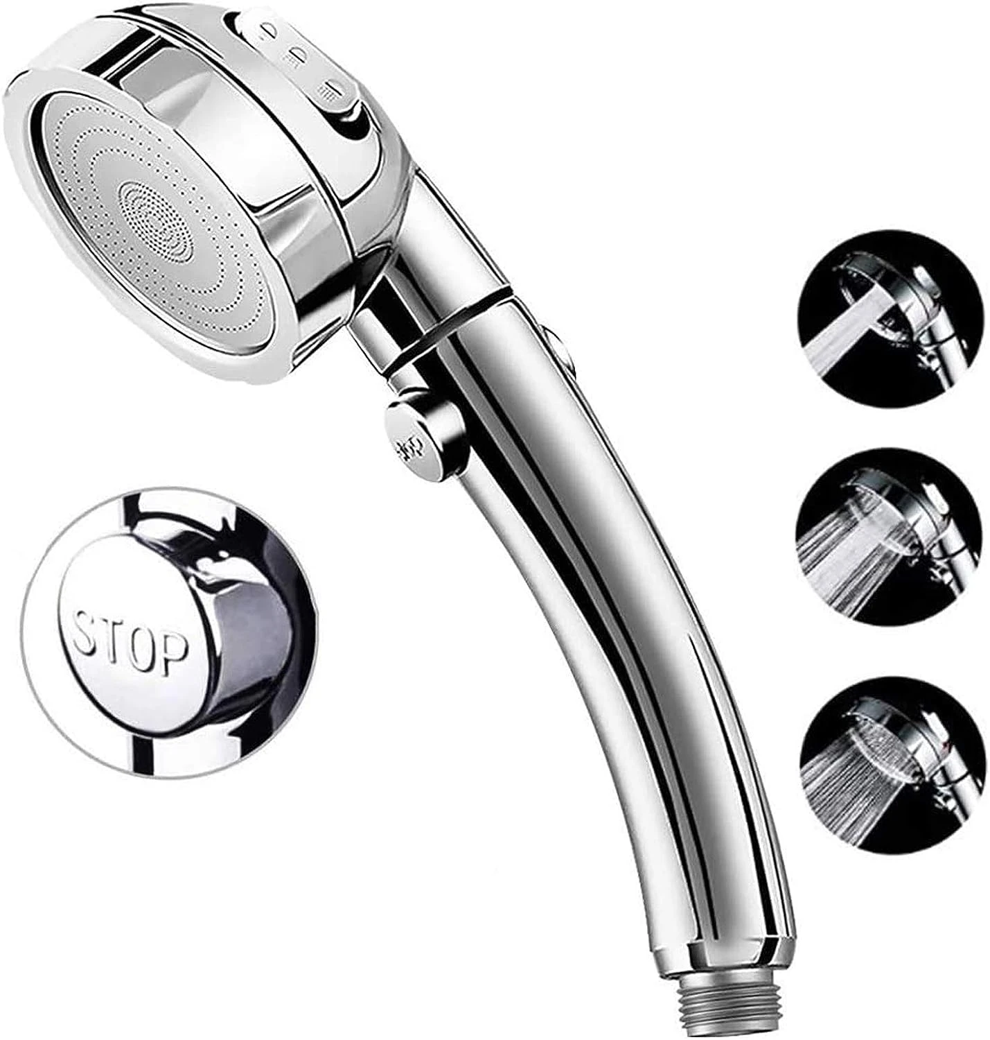 OFFO Handheld Shower Head Set, 6-Mode High Pressure
