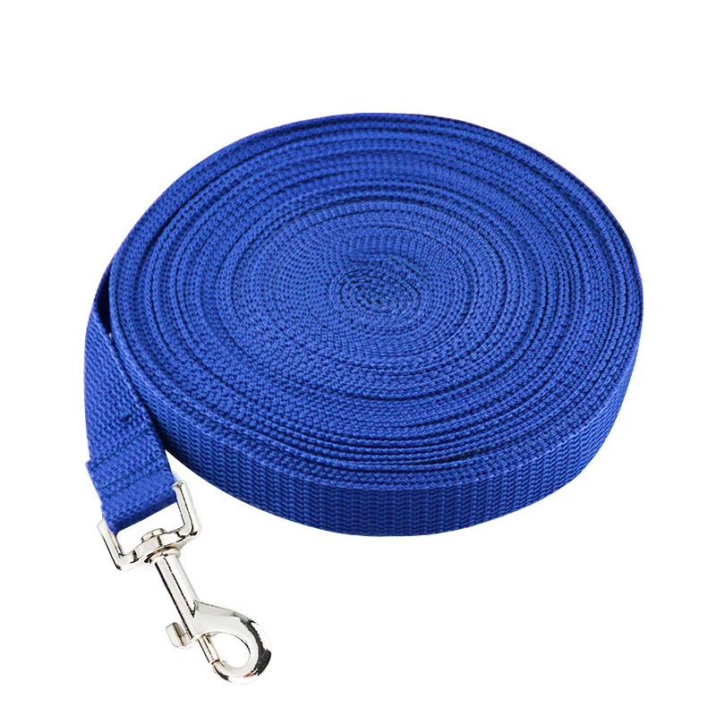 ZCtron Training Dog Leash For Small Medium Large Dogs, Dog Leash Dog/Puppy Lead For Obedience Recall Training, Camping-Blue 15M*2M