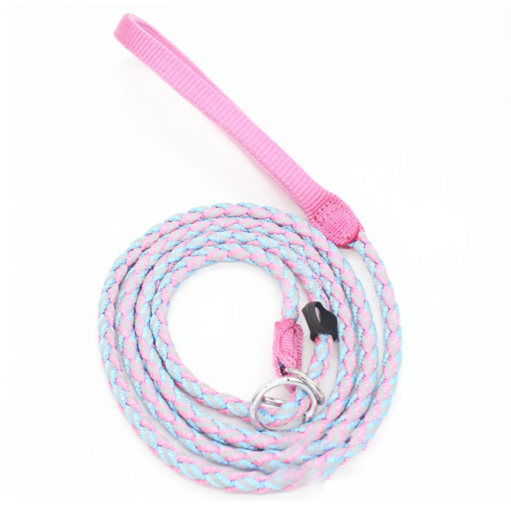ZCtron Dog Leash - Mountain Climbing Dog Leash - Braided Dog Training Leash For  Dogs Walking Lead-Pink