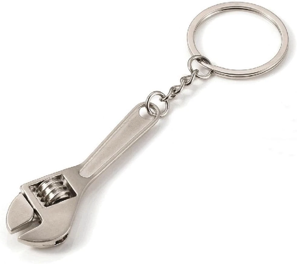 Guo Multifunction Mini Wrench Keychain Hand Tool Jaw Spanner Special Gift Wrench Chain Wholesale Universal Key Adjustable Tools
