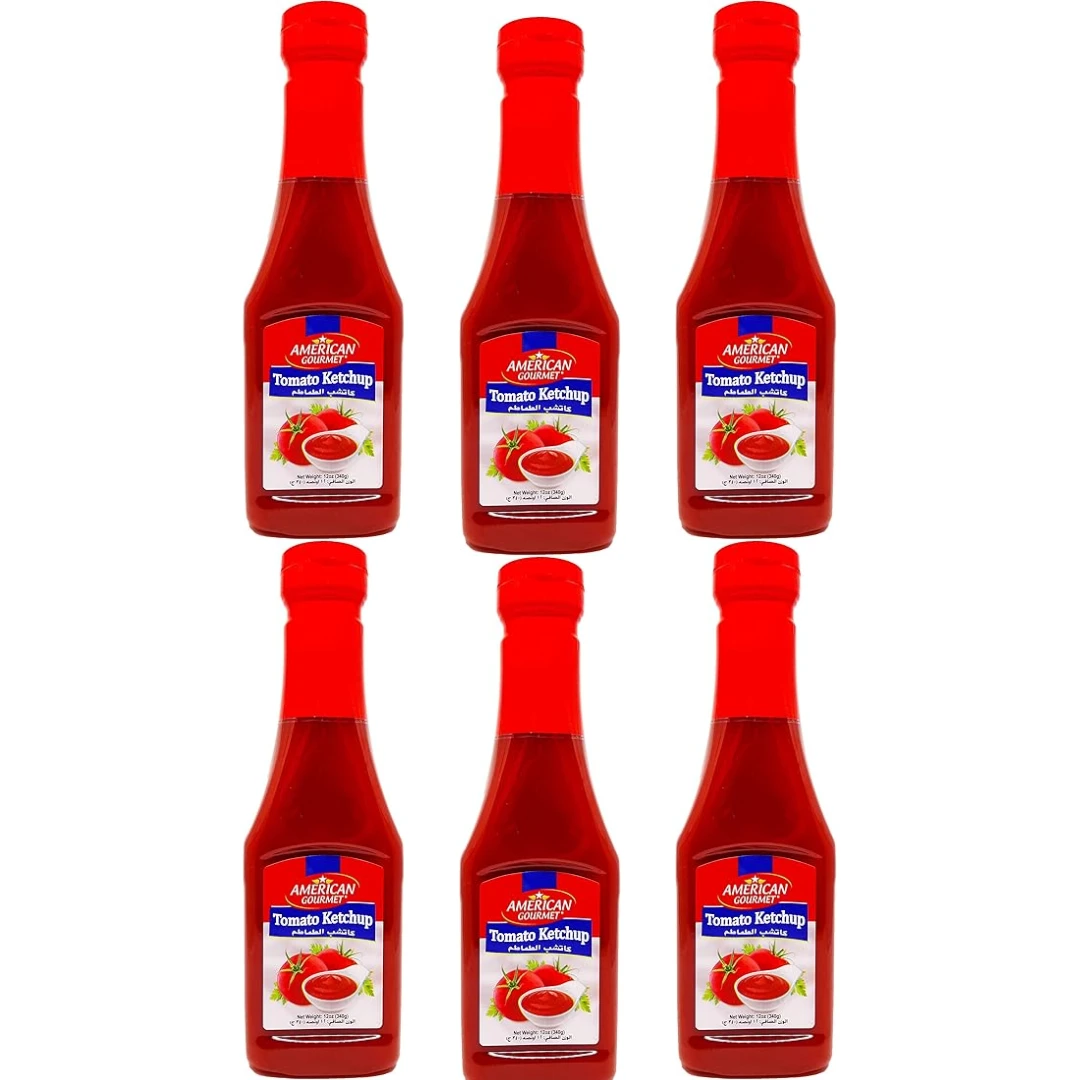 American Gourmet  Tomato Ketchup plastic bottle 6 x 340g (6pc)