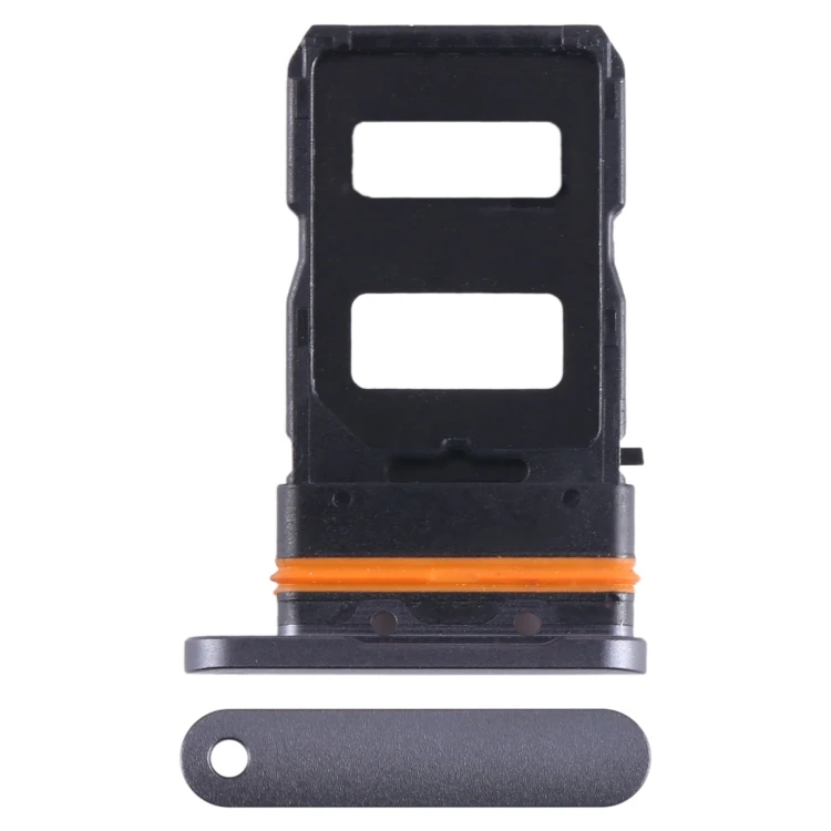 SIM Card Tray for Xiaomi 12 Pro - Black, Durable Design, Easy Installation