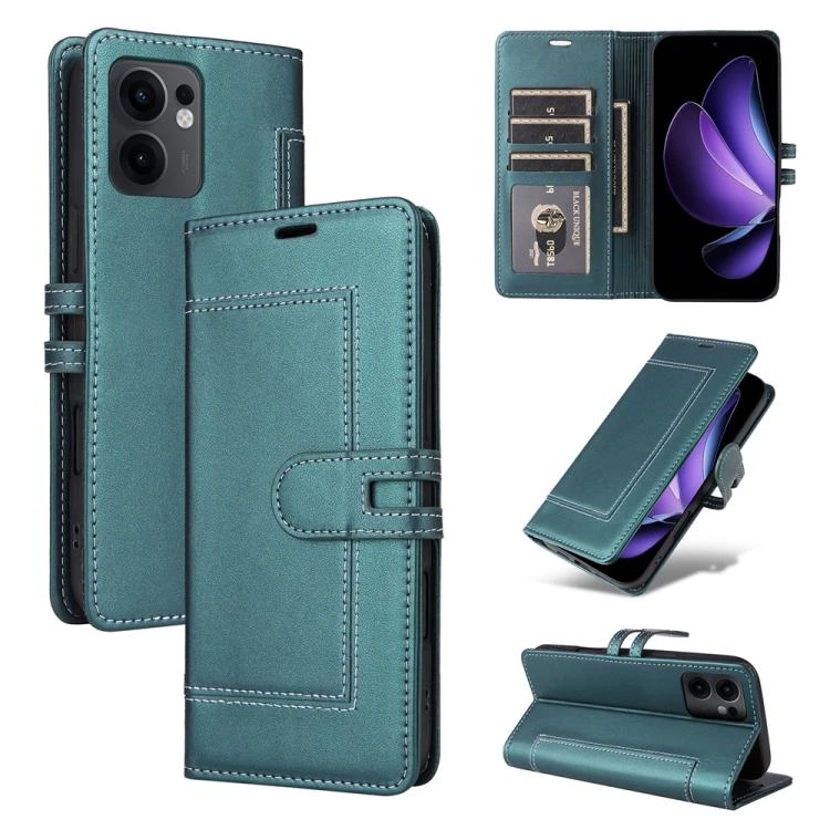 For OPPO Find N3 / OnePlus Open Magnetic Buckle Retro Texture Leather Phone Case