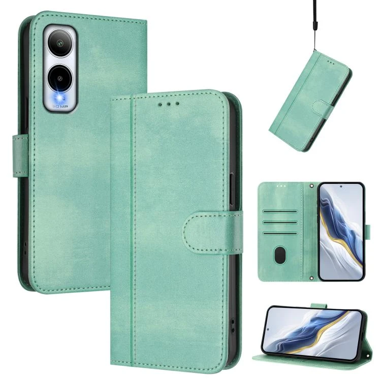 Buy Retro Leather Phone Case - Line Splicing Buckle for Cricket Icon 6 / AT&T Verge - Dark Green Online in UAE | Tradeling Buy Retro Leather Phone Case - Line Splicing Buckle for Cricket Icon 6 / AT&T Verge - Dark Green Online in UAE | Tradeling