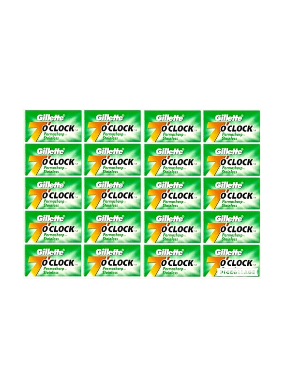 Gillete 7 O'clock Blade,pack of 20pcs