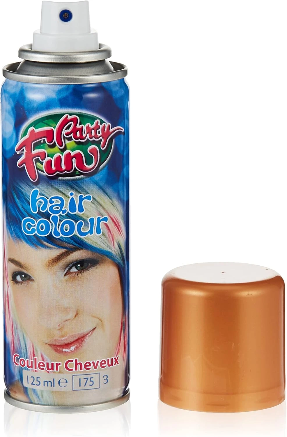 Fun Party Temporary Hair Color Spray 125ml - Gold