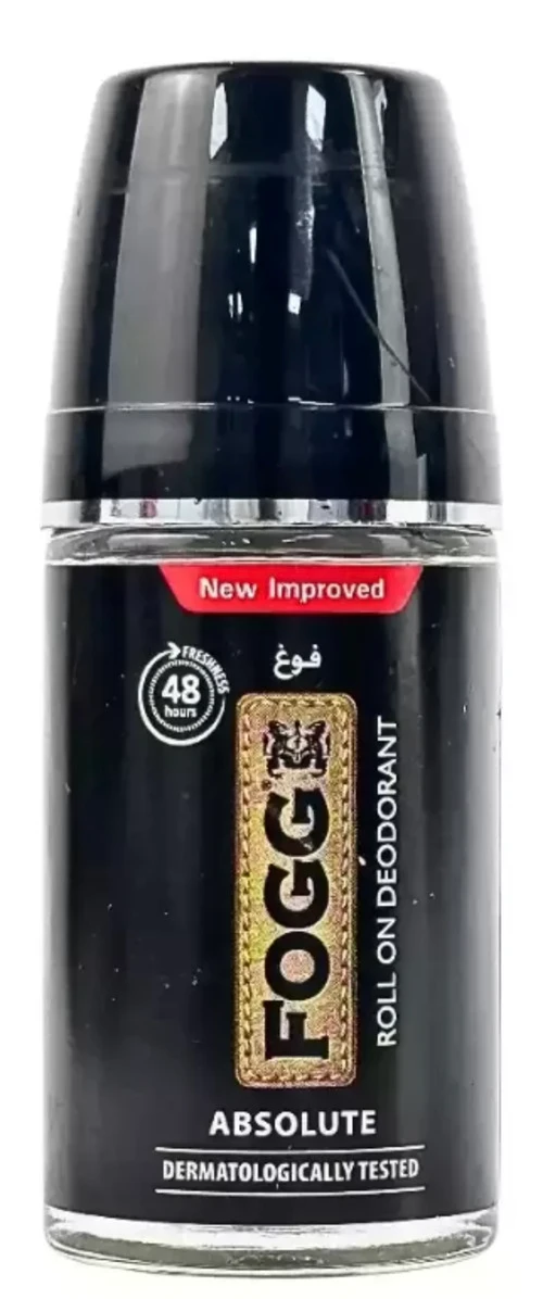 Fogg Absolute Roll On Deodorant - 50ml x 6 (English)