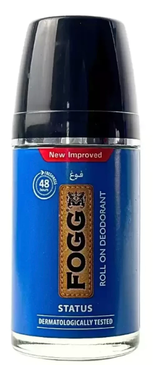 Fogg Status Roll On Deodorant - 50ml x 6 (English)