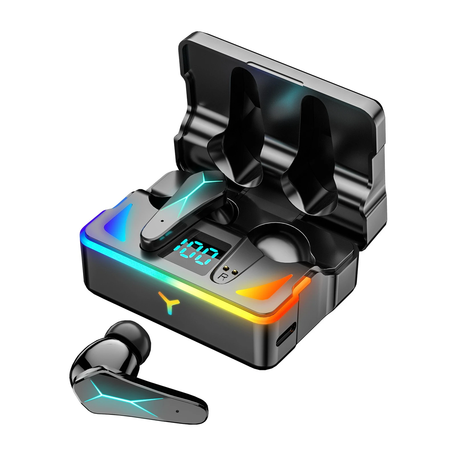 Wireless Noise-Cancelling Earbuds - Bluetooth 5.1, Touch Control, HIFI Sound, Colorful