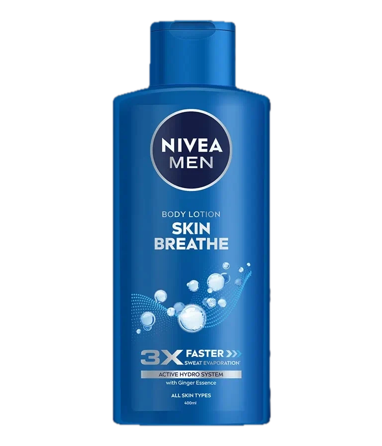 Nivea Skin Breathe Body Lotion - 400ml x 3 (English)