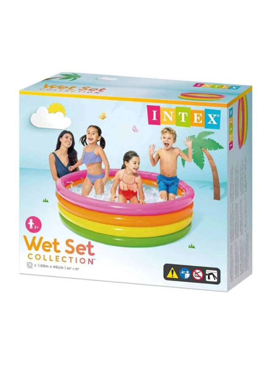 Intex Sunset Glow Pool 4 Hoops 168 x 46 cm