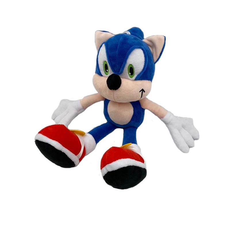 Sonic Boom Plush Doll - 30cm Soft Blue PP Cotton Toy for Kids
