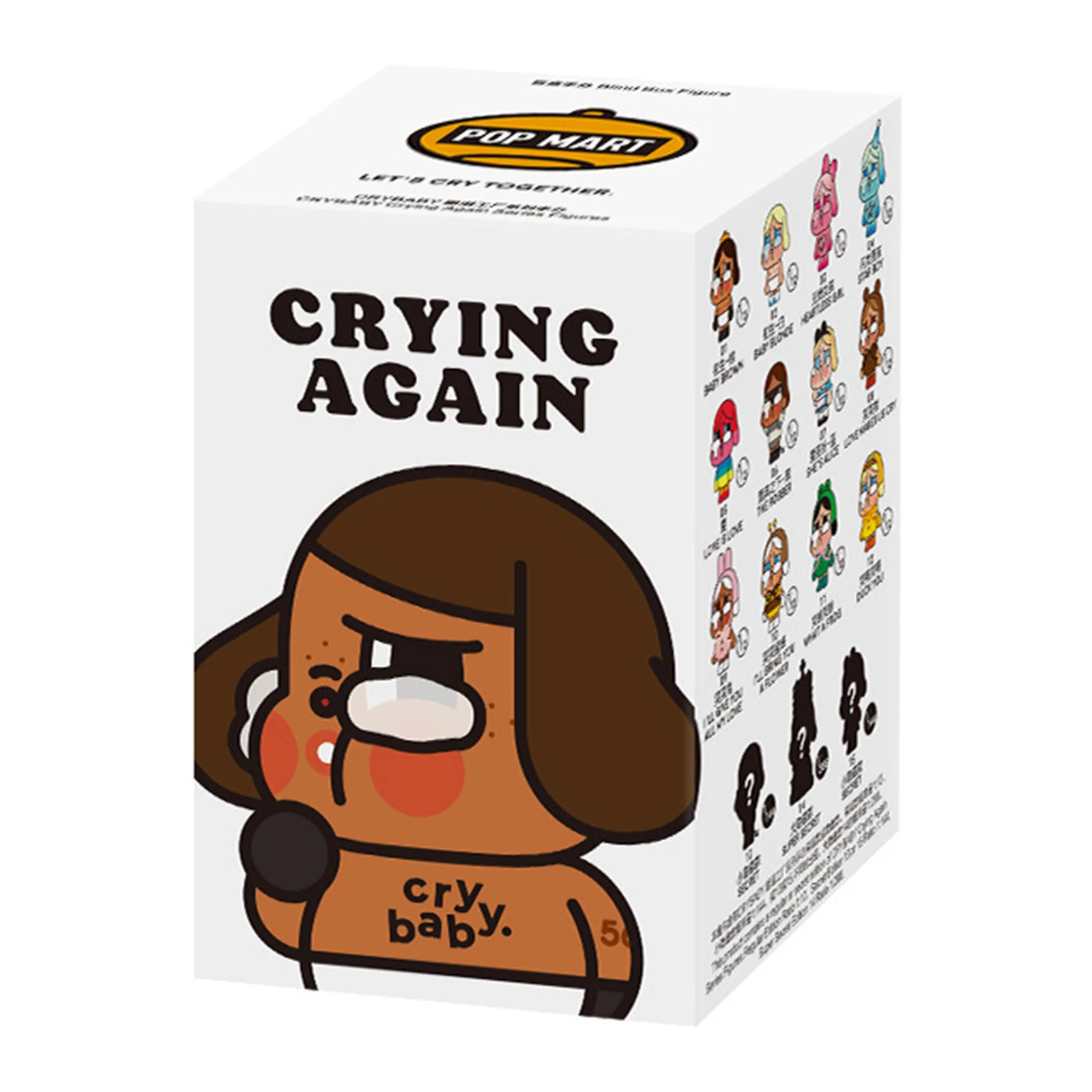 Crying Again Series Model Toy - Cute Q Version Figure Doll Ornament for Home Decor - POPMART
