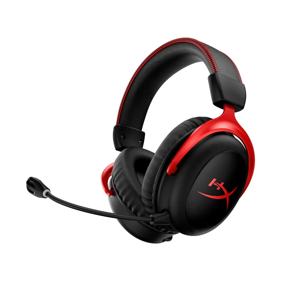 Hyperx Cloud 2 Wireless Gaming Headset - For Pc, Ps4, Nintendo Switch, Detachable Noise Cancelling Microphone With Mic, Red - Open Box