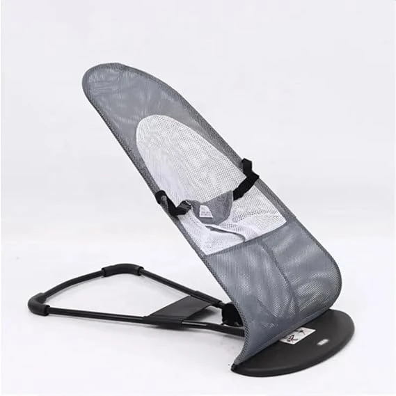 Tradeo Little Hopper Baby Bouncer – Foldable Adjustable Baby Rocker Chair, Washable Fabric – Balance Support Baby Carrier & Crib – 0m+ Infants Baby Swing (WHITE)