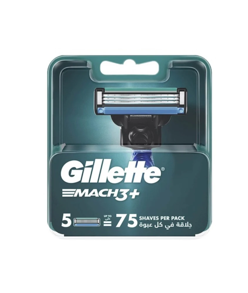 Gillette Mach3+ Blades 5's