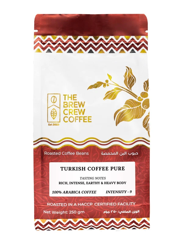 The Brew Crew Coffee  Turkish Coffee Pure Ground Coffee 250g