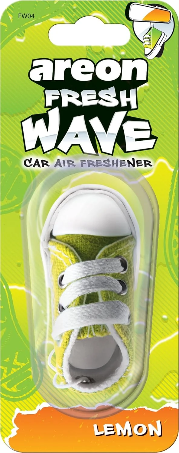 Areon Fresh Wave Air Freshener, Shoe, Lemon (Fw04) - Pack Of 1
