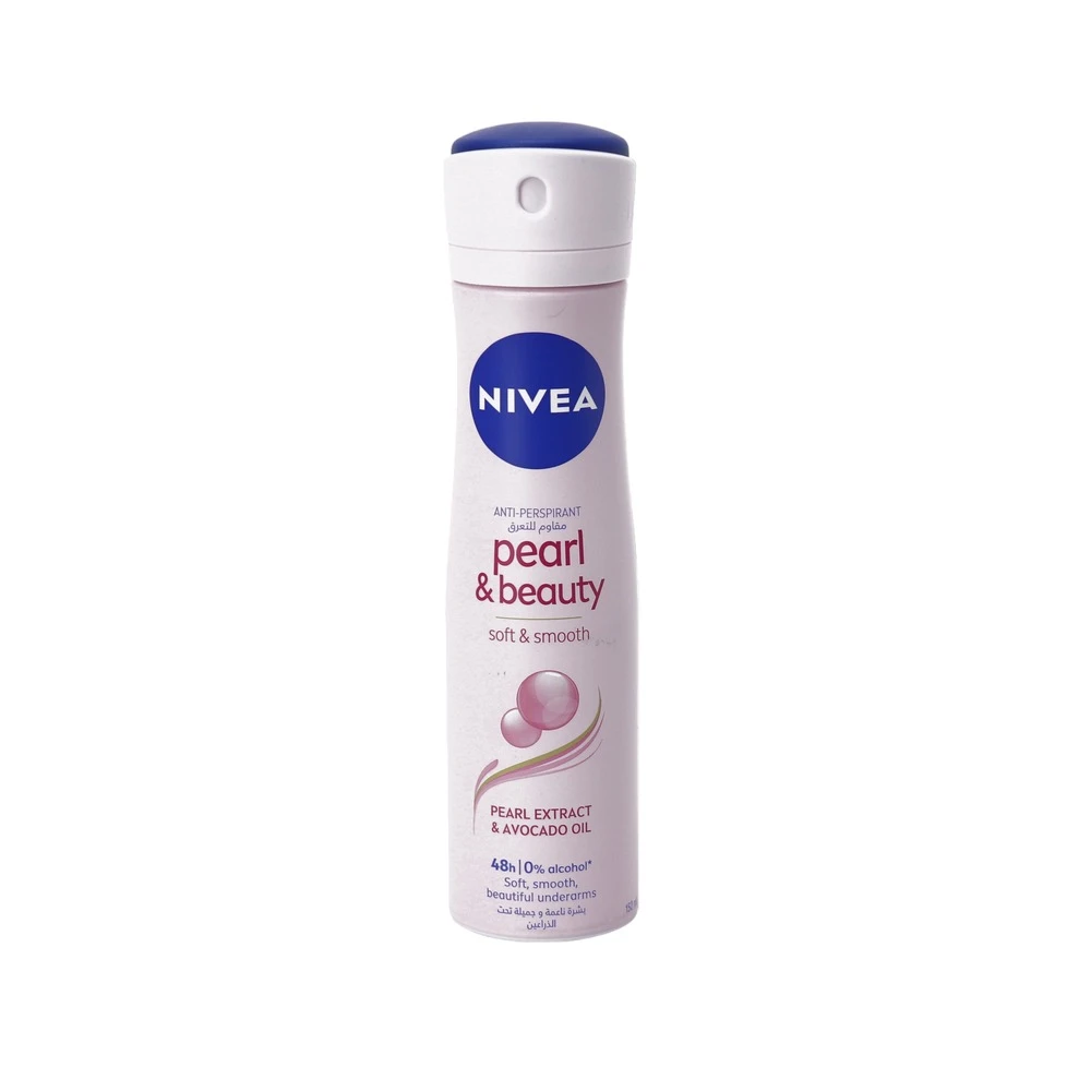 Nivea Pearl Beauty Quick Dry 48H Antiperspirant Deodorant Spray For Women 150 Ml