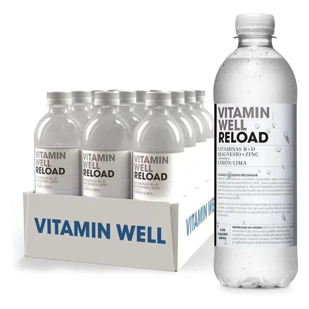 Vitamin Well Reload Lemon/Lime Vitamin 12 X 500 ML