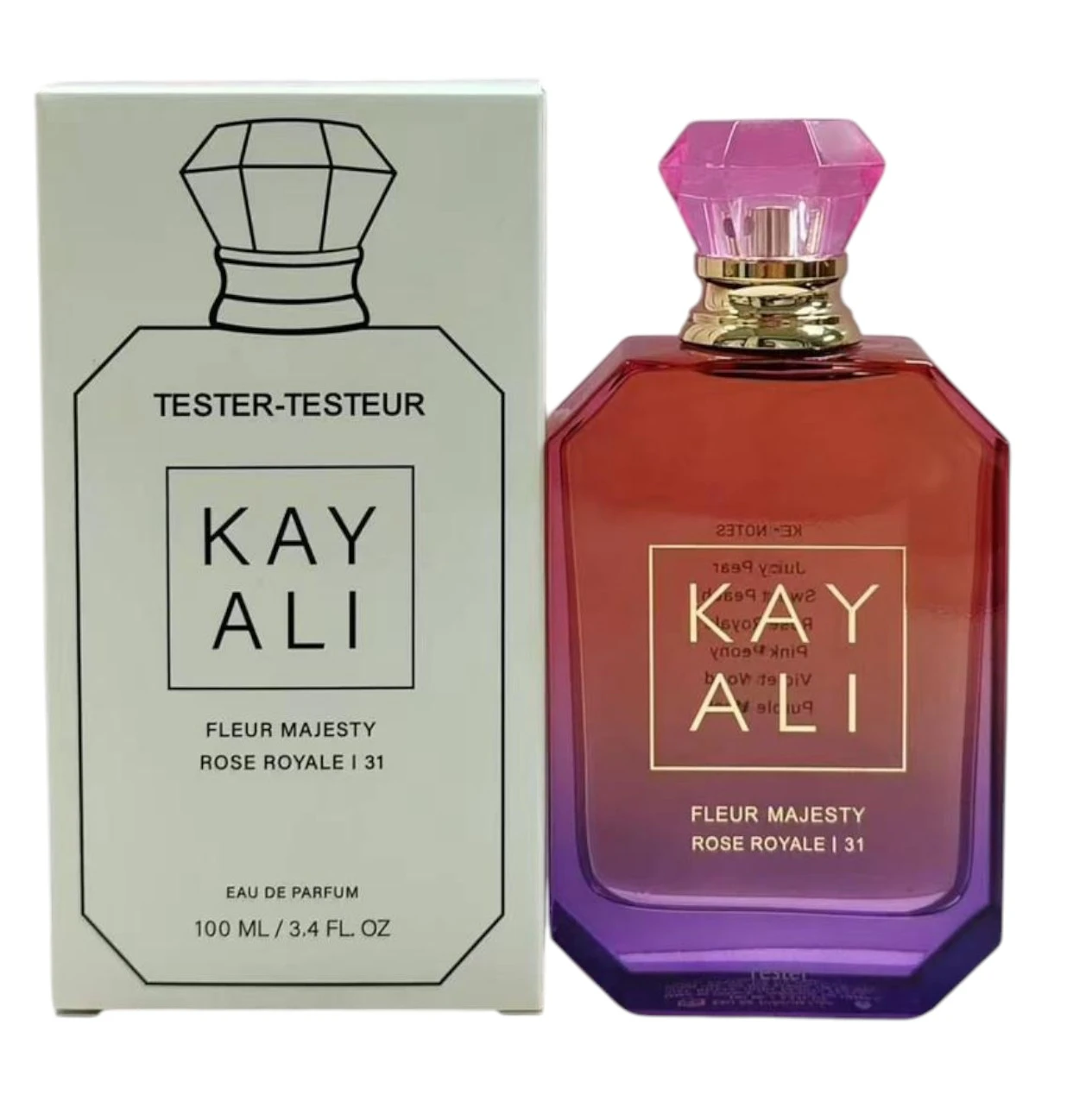 Buy KAYALI Fleur Majesty Rose Royale | 31, 100ml tester Online in