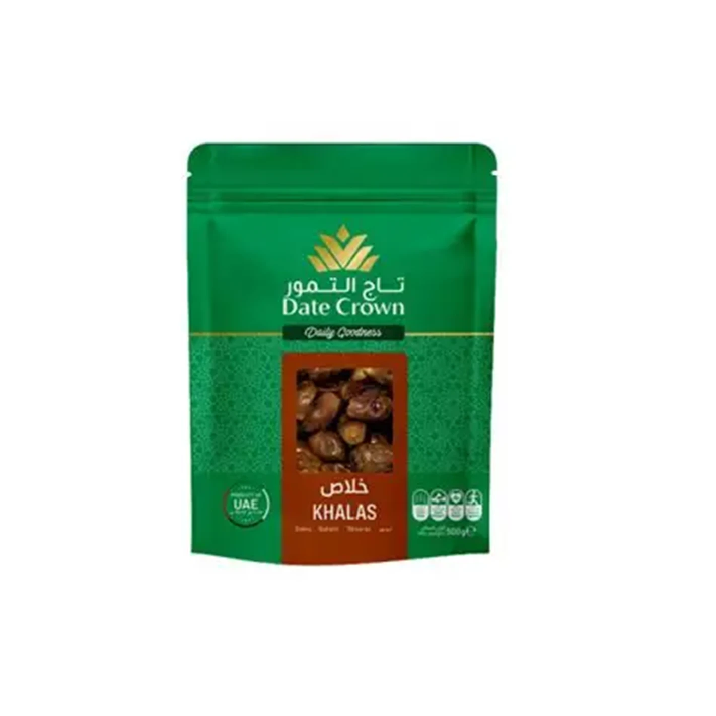 Buy Date Crown Khenaizi Dates 2+1 Promo Pack, 500g x 3 Online in