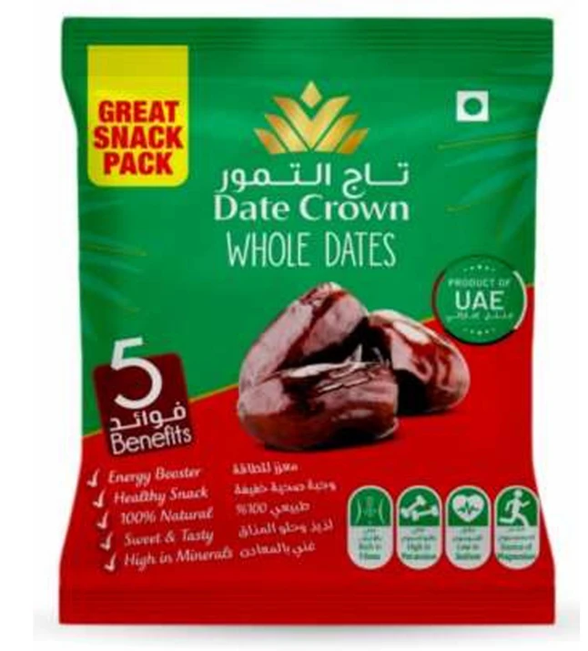 Buy Date Crown Khenaizi Dates 2+1 Promo Pack, 500g x 3 Online in