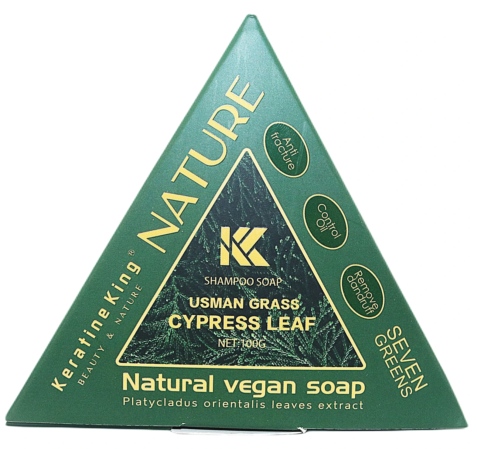 Nature Triangle Shampoo Bar, Feste Shampooseife Mit
