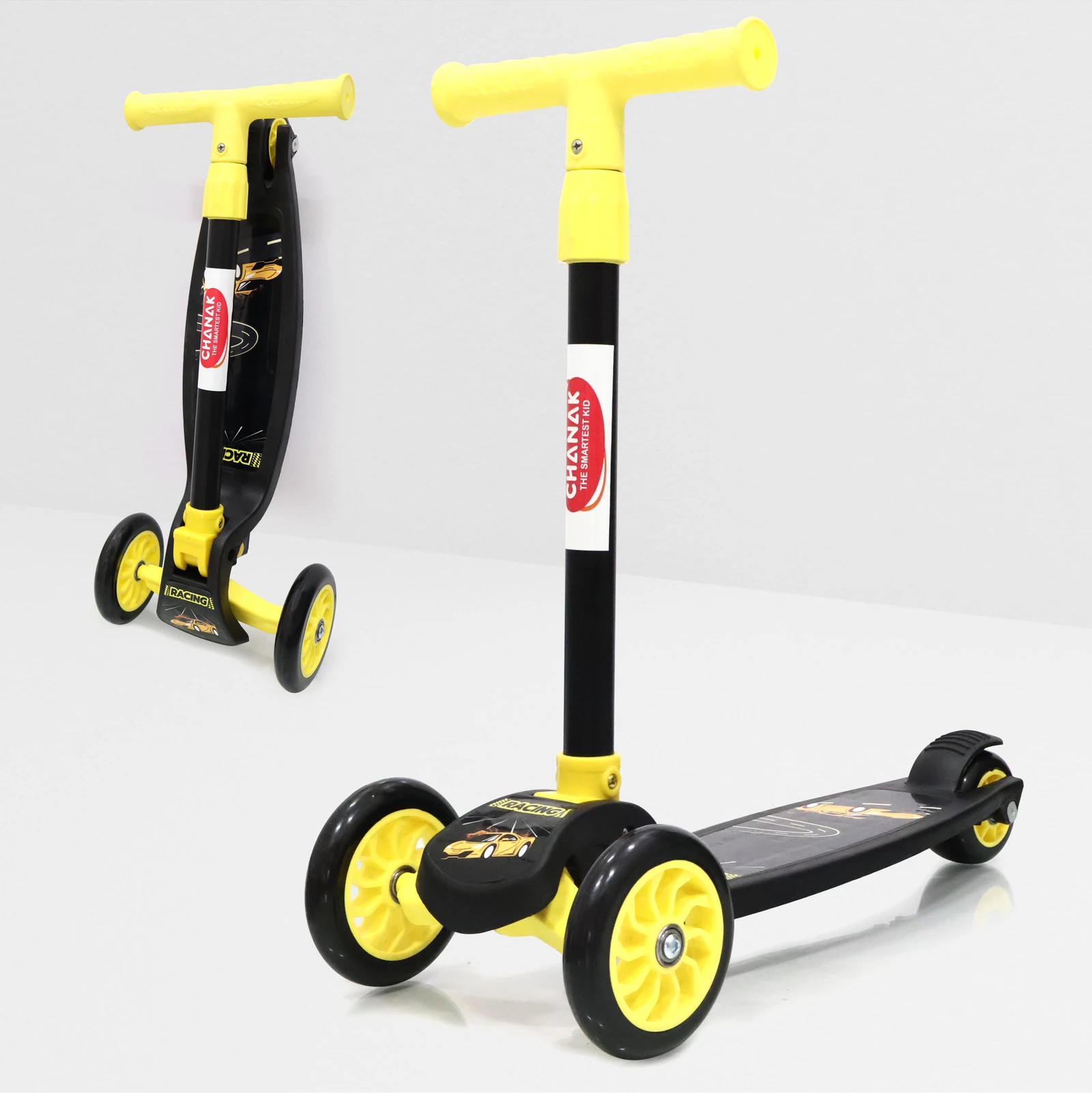 Adult City Rider 200mm Big Wheel Scooter Aluminium Kick Scooters with Easy Folding System
