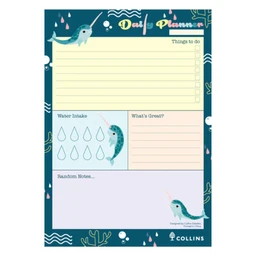 Notepad Collins Buy Collins A5 Daily Desk Pad - To Do List and Task Tracker notepad ...