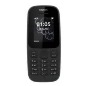 Nokia 105 Dual SIM 2G Cell Phone Black 1.8Inch