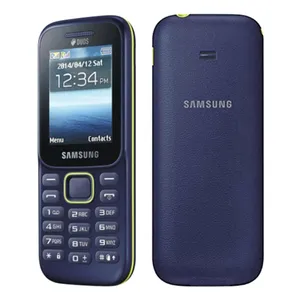 Samsung Dual Sim 4MB 2G Cell Phone Blue 4.44 x 1.83 x 0.52Inch Guru Music 2