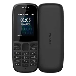 Nokia Dual Sim 4MB 2G Cell Phone Black 10.85 x 4.55 x 1.41m Nokia 105