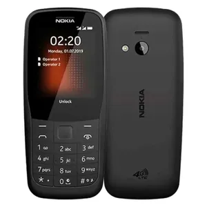 Nokia 24MB 4G LTE Cell Phone Black 12.13 x 5.29 x 1.34cm 220