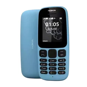 Nokia 105 Dual Sim 4MB RAM 2G Cell Phone Blue 11.2 x 4.95 x 1.44cm A00028336