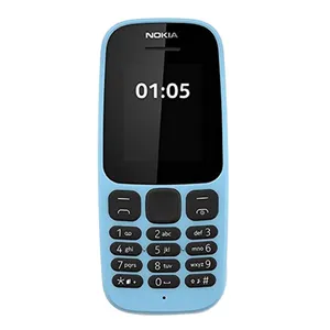 Nokia 105 2 Dual Sim 4MB RAM 2G Mobile Blue 112 x 49.5 x 14.4mm