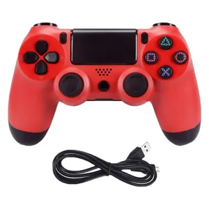 Tectinter Wired Controller Gamepad for Sony PS4/PS3 Red